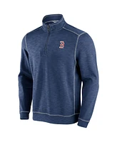 Tommy Bahama Men's Navy Boston Red Sox Tobago Bay Tri-Blend Quarter-Zip Sweatshirt