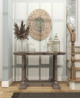 Rosemary Lane Gold Metal Plate Wall Decor with Embossed Details, 32" x 2" x 32"
