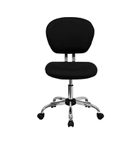 Emma+Oliver Mid-Back Mesh Padded Swivel Task Office Chair With Chrome Base