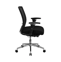 Emma+Oliver 24/7 300 Lb. Rated Seat Slider Ergonomic Office Chair With Adjustable Lumbar