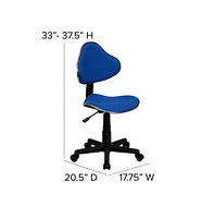 Emma+Oliver Fabric Swivel Ergonomic Task Office Chair