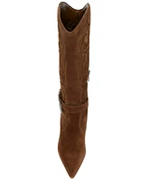 Vince Camuto Women's Biancaa Buckled Cowboy Dress Boots