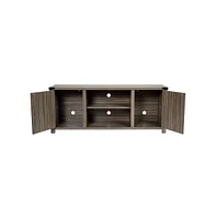 Merrick Lane Cambria Barn Door Style 59" Tv Stand For Up To 65"
