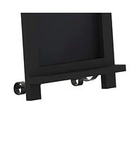 Magda Set Of 10 Wall Mount Or Tabletop Magnetic Chalkboards With Folding Metal Legs