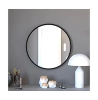 Merrick Lane Monaco Accent Wall Mirror With Metal Frame For Bathroom, Vanity, Entryway, Dining Room