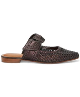 Lucky Brand Women's Grenaldie Woven Bow Flat Mules