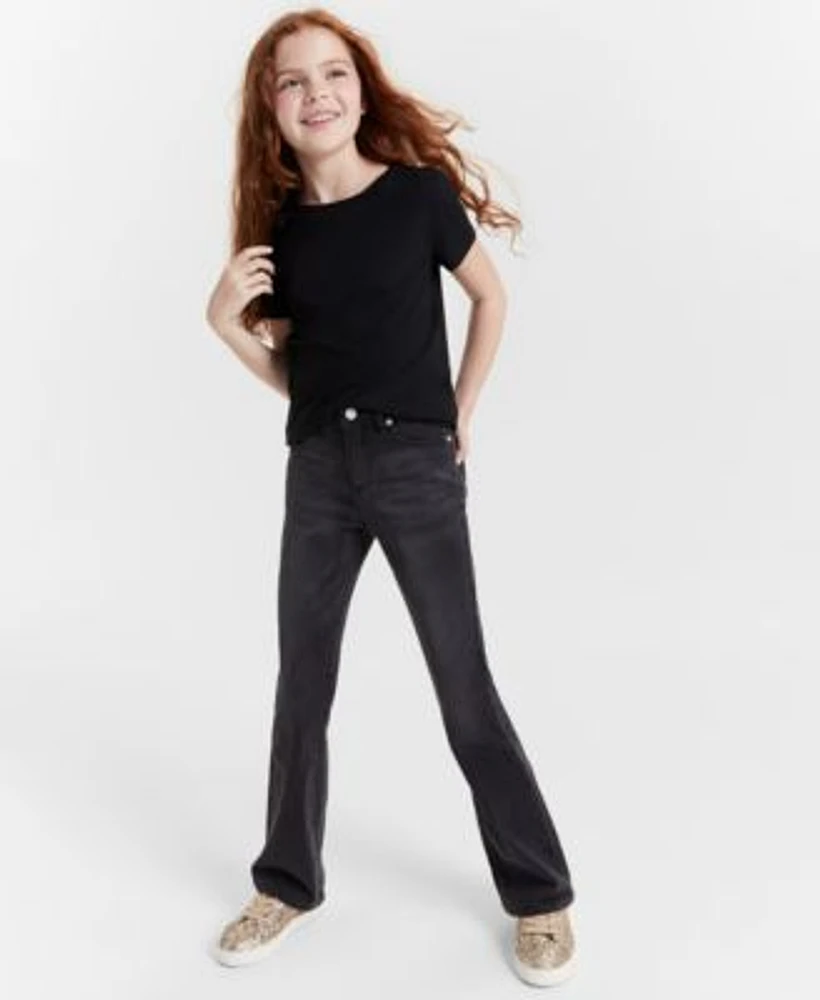 Epic Threads Girls Solid T Shirt Camden Flared Jeans Created For Macys
