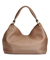 Donna Karan New York Glenwood Leather Shoulder with Tassel Detail