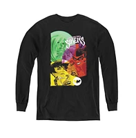 Batman Boys Youth Gotham Sirens Long Sleeve Sweatshirts