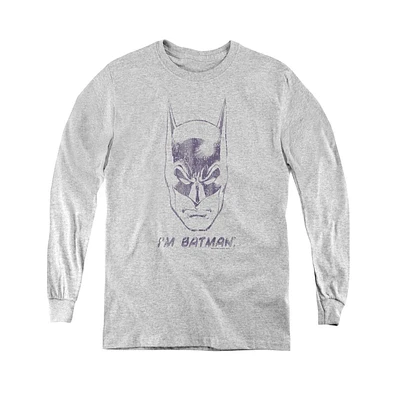 Batman Boys Youth Im Long Sleeve Sweatshirts