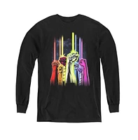 Green Lantern Boys Youth Rainbow Corps Long Sleeve Sweatshirts