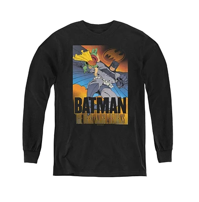 Batman Boys Youth Dk Returns Long Sleeve Sweatshirts