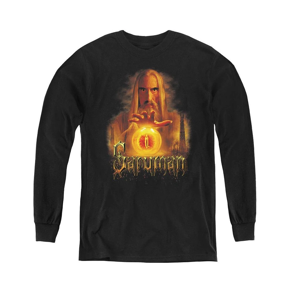 Lord Of The Rings Boys Youth Saruman Long Sleeve Sweatshirts