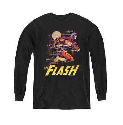 Justice League Boys of America Youth City Run Long Sleeve Sweatshirts