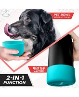 Zulay Kitchen Silicone Protector Boots for Wide and Narrow Mouth Water Bottles