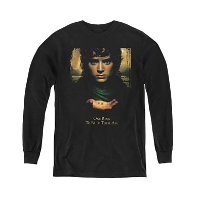 Lord Of The Rings Boys Youth Frodo One Ring Long Sleeve Sweatshirts