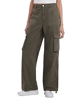 Tommy Jeans Women's Claire High Rise Utility Cotton Cargo Pants