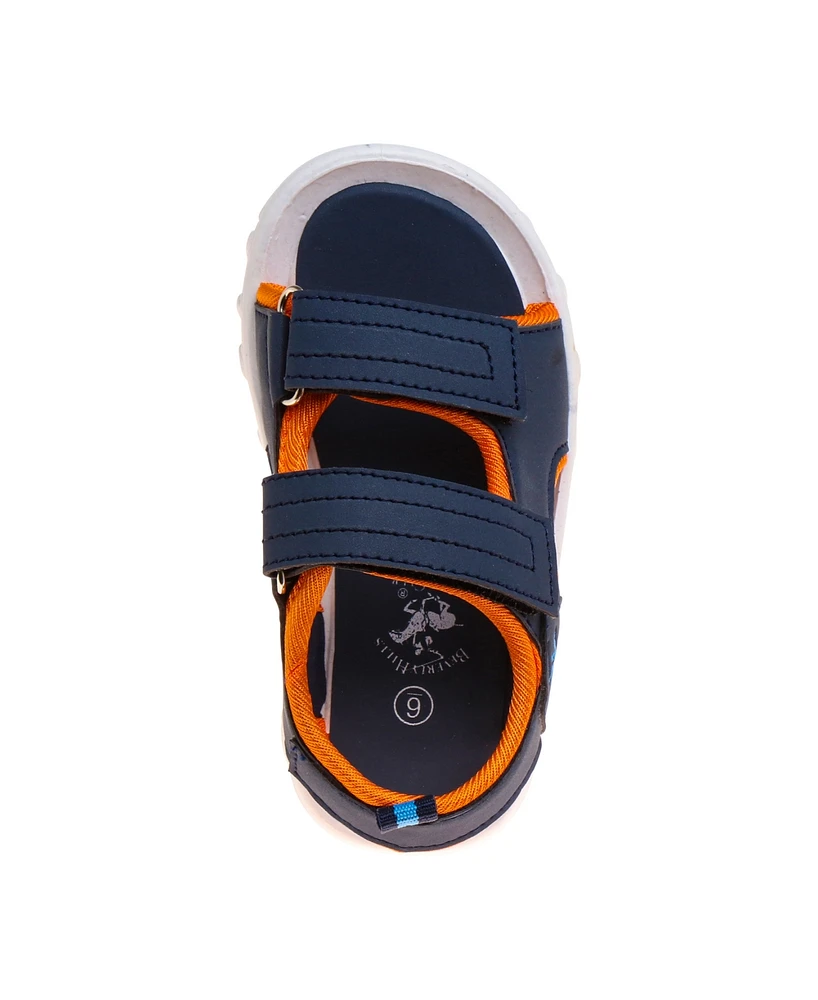 Beverly Hills Polo Club Little Boys Double Strap Sports Sandals
