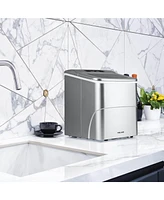 Newair 26 lbs. Countertop Bullet Ice Maker in Silver