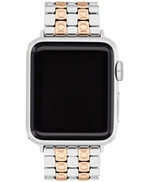 Coach Women's Two Tone Stainless Steel Apple Strap 38mm/40mm/41mm