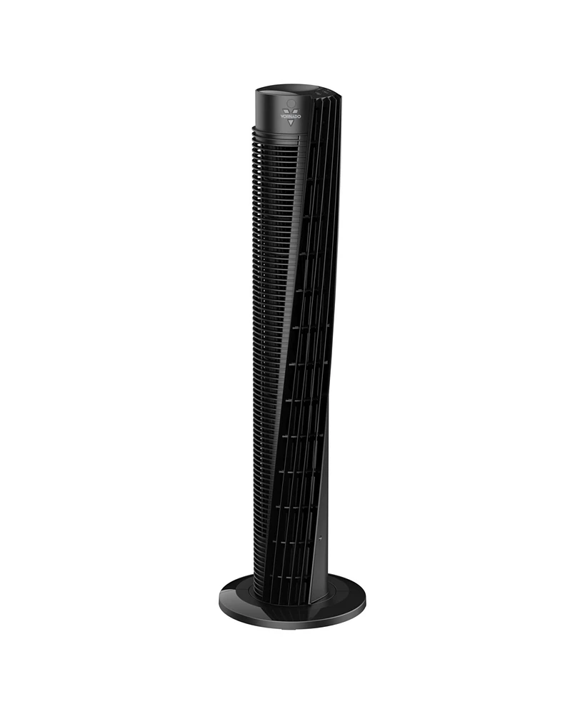 Vornado OSC73 37" Whole Room Air Circulator Tower Fan with Remote Control, Black