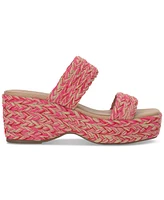 On 34th Women's Norina Woven Two Band Wedge Sandals, Created for Macy's