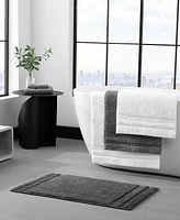 Vera Wang Eden Solid Reversible 2 Piece Bath Rug Set