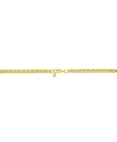 And Now This 18K Gold Plated or Silver Wheat Chain Necklace