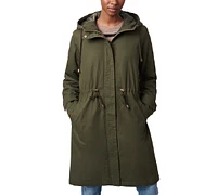Collection B Juniors Long Hooded Parka Coat