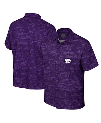 Colosseum Men's Purple Kansas State Wildcats Ozark Button-Up Shirt