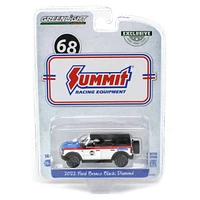 Greenlight Collectibles 1/64 2022 Ford Bronco Black Diamond, Summit Racing #68, Hobby Exclusive GLT30447 Bronco Black Diamond, Summit Racing #68, Hobb