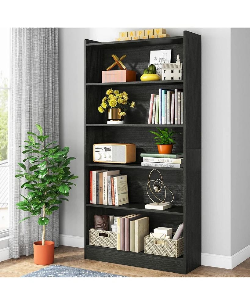 Tribesigns 72-inch Tall Bookcase, Modern 6