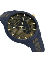 Versus Versace Men's Domus Quartz Silicone Strap 44mm