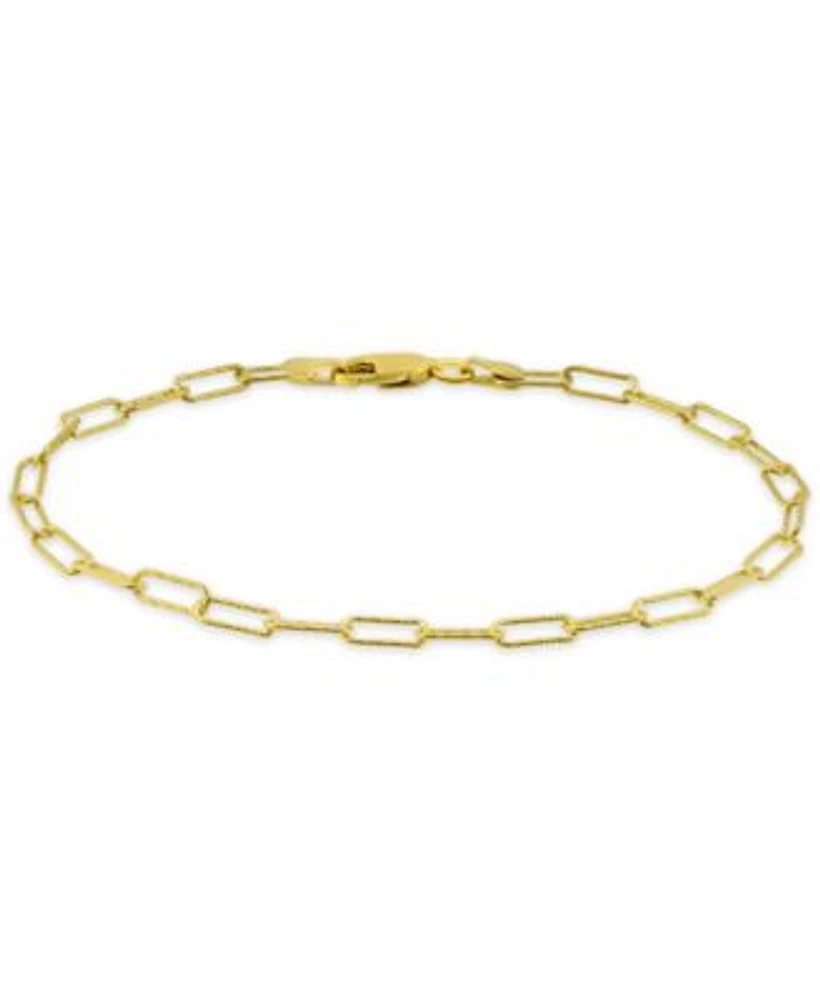 Giani Bernini Paperclip Link Chain Bracelets In 18k Gold Plated Sterling Silver Or Sterling Silver Created For Macys