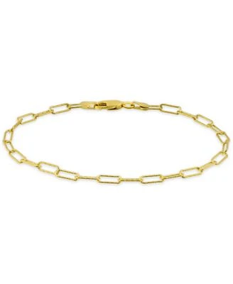 Giani Bernini Paperclip Link Chain Bracelets In 18k Gold Plated Sterling Silver Or Sterling Silver Created For Macys