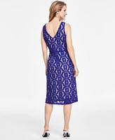 I.n.c. International Concepts Women's Lace V-Neck Midi Dress