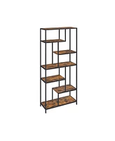 Slickblue 6-tier Bookshelf, Display Shelf, Bookcase For Office