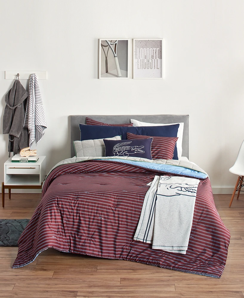 Lacoste Home Lindenwood 3-Pc. Comforter Set, King