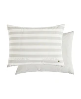 Closeout! Lacoste Home Court Stripe -Pc. Comforter Set