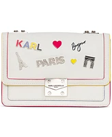 Karl Lagerfeld Paris Corinne Leather Shoulder Bag