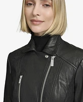 Women's Carnegie Moto Leather Jacket