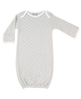 Luvable Friends Baby Baby Unisex Cotton Gowns, Owl, 0-6 Months