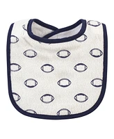 Hudson Baby Boy 5-Piece Bib and Burp Cloth Set