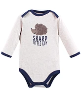 Touched by Nature Baby Boys 3Pk Organic Bodysuits