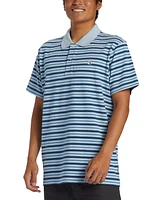 Quiksilver Men's Dna Cotton Mixed-Stripe Polo Shirt