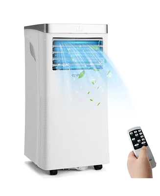 Sugift 10000 Btu 3-in-1 Portable Air Conditioner with Remote Control