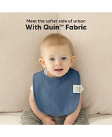 KeaBabies 8pk Organic Quin Baby Bibs for Drooling and Teething, Cotton Drool Bibs, Newborn Boys, Girls