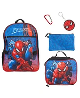 Spiderman Boy's 5 Pc Backpack Set