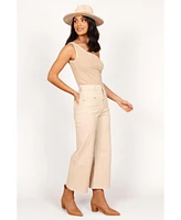 Georgette High Waisted Straight Leg Pants