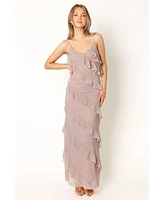 Women's Petal and Pup Ciao Ruffles Maxi Dress